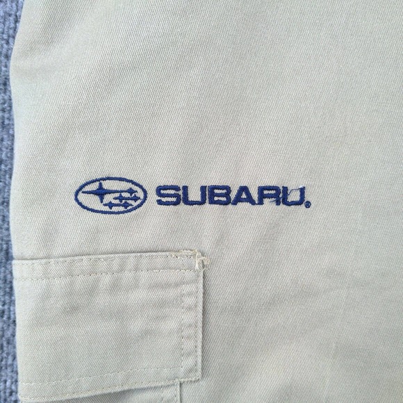 Edwards Men's Subaru Uniform Pants Tan Size 18 UL Cargo Pockets Embroidered Logo - Picture 4 of 15